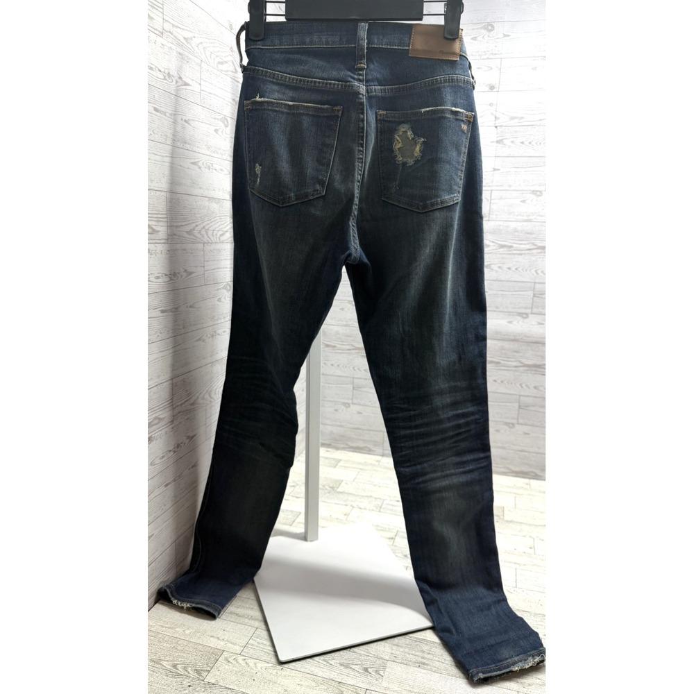 Madewell 9" High-Rise Distressed Skinny Jeans Women's Size 26 - Picture 3 of 8